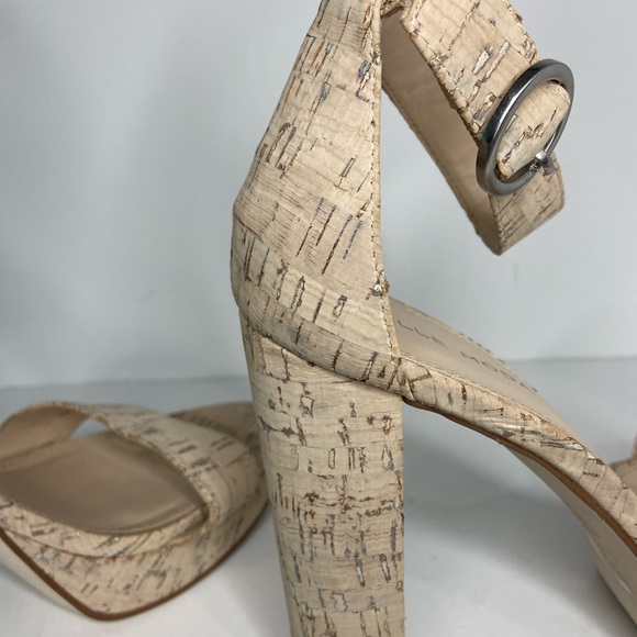 Pelle Moda Platform Amari Cork 4" Heels Size 8M - Picture 9 of 13
